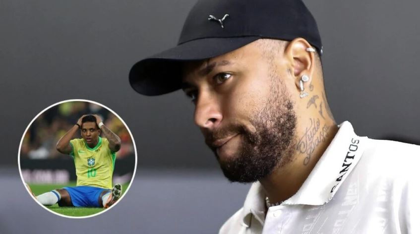 Neymar đã nhanh chóng gửi thông điệp ấm áp tới Rodrygo